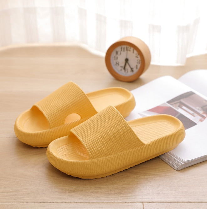 Thick Platform Bathroom Home Slippers Women Fashion Soft Sole EVA Indoor Slides Woman Sandals 2023 Summer Non-slip Flip Flops